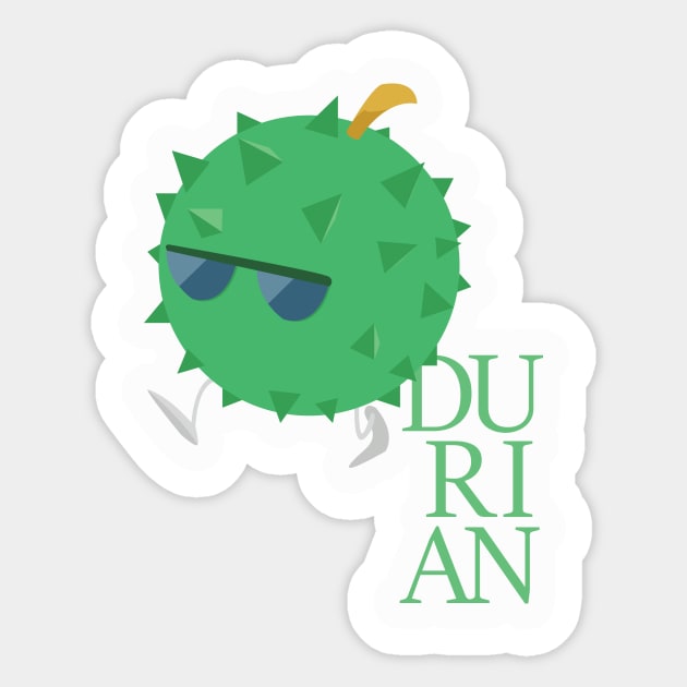 Durian Tees Sticker by FSPrint